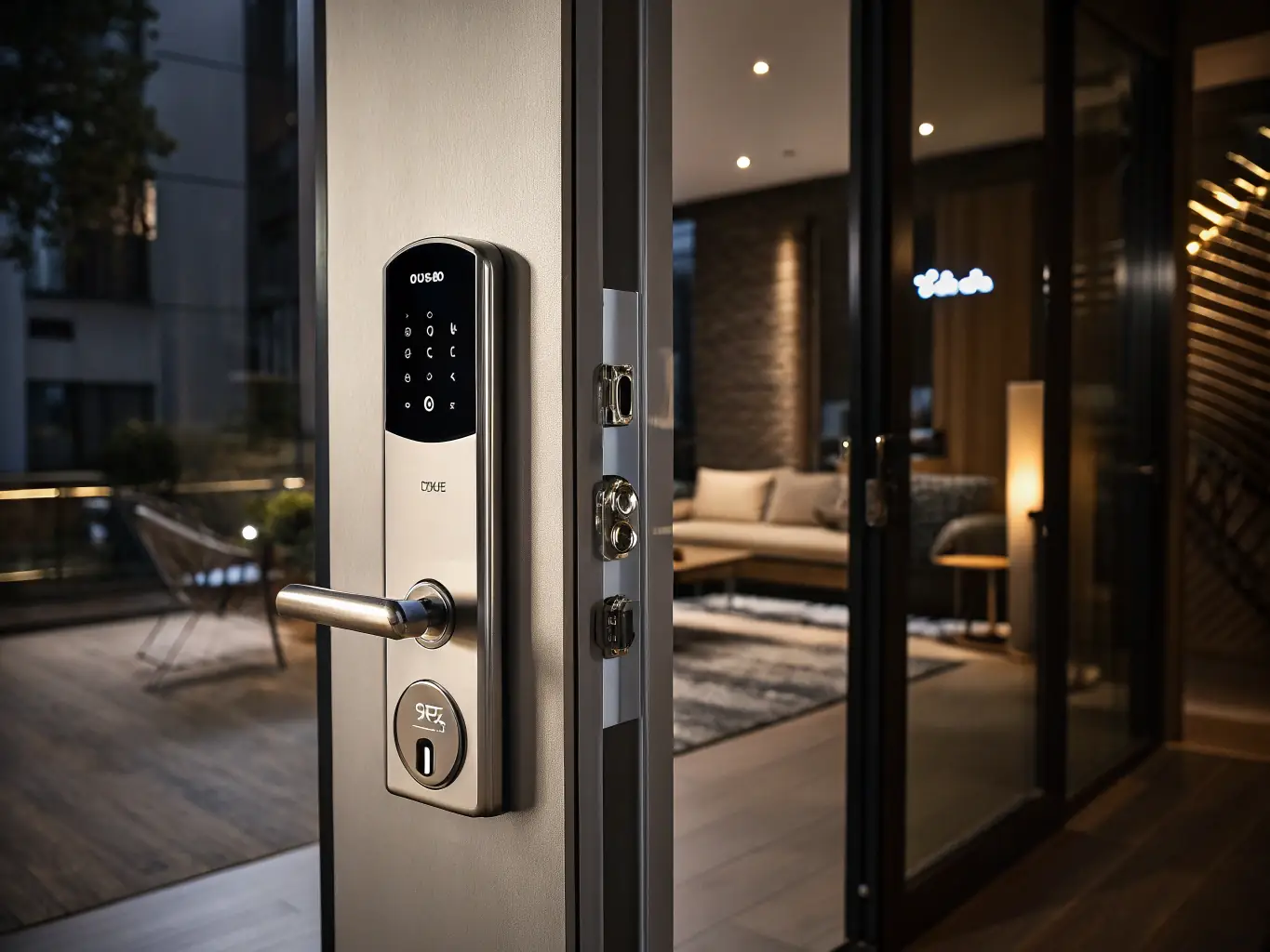 A professional image of a secure digital vault with a glowing lock, symbolizing robust financial security, used to visually represent Sunratte’s commitment to protecting client transactions.